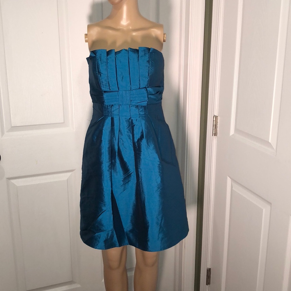 Betsy & Adam by Linda Bernell Blue Dress 4